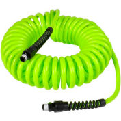 Legacy Mfg. LP1425AFZ 1/4 X 25' Polyurethane Recoil Hose 1/4 MNPT Flexzilla Green