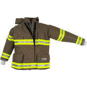 Lakeland BA3207K OSX B1™ Battalion Fire Protective Turnout Gear Coat 42", Khaki