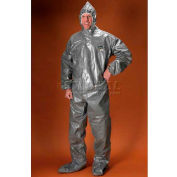 ChemMax3 Coverall, Resp.-Fit Hood, Elastic Face, Wrists, Boots, M, 6/Case, Lakeland, C3T151-M