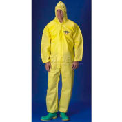 ChemMax1 Coverall, Attached Hood, Elastic Wrists & Ankles, M, 25/Case, Lakeland, C5428-M