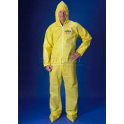 ChemMax1 Coverall, Attached Hood, Boots, Elastic Wrists, 2XL, 25/Case, Lakeland, C55414-2X