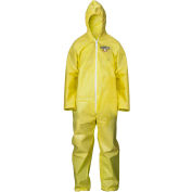 ChemMax1 Coverall, Attached Hood, Elastic Wrists & Ankles, 3XL, 25/Case, Lakeland, C55428-3X