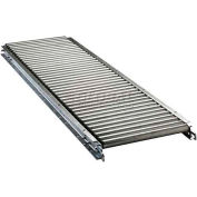 Ashland 10' Straight Roller Conveyor - 16" BF - 1-3/8" Roller Diameter - 4-1/2" Axle Centers