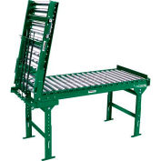 Ashland 3' Spring Assisted Roller Conveyor Gate - 16" BF - 1.9" Roller Diameter - 3" Axle Centers