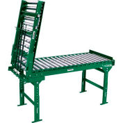 Ashland 3' Spring Assisted Roller Conveyor Gate - 16&quot; BF - 1.9&quot; Roller Diameter - 3&quot; Axle Centers