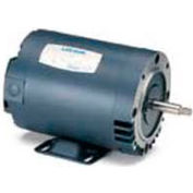 Leeson Motors 3-Phase Pump Motor 1/2HP, 3450RPM, 48, DP, 208-230/460V, 60HZ, 40C, 1, 25SF, C Face