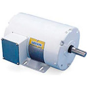 Leeson Motors Motor Washdown Motor-7.5HP, 208-230/460V, 3505RPM, TEFC, RIGID, 1.15 SF, 88.5 Eff.