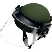 Paulson DK6 Series Riot Face Shield, Non-Ballistic, Polycarbonate, Clear, 17" x 6" - DK6-H.150S