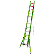 Little Giant 24' HyperLite SumoStance 375 lb. Capacity Type IAA Fiberglass Extension Ladder - 17224