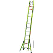 Little Giant 24' HyperLite SumoStance Type IAA Extension Ladder W/ Cable Hooks/V-Rung/Claw - 17624