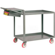 Little Giant® Order Picking Truck with Storage Pocket LGL1832-WS-P-BK, 32x18 1200 Lb. Cap.