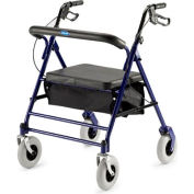 Invacare® 66550 Bariatric Rollator with 7.5" Casters, 500 lbs. Capacity, Blue