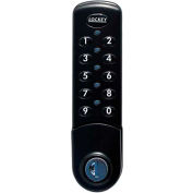 LockeyUSA Electronic Keypad Cabinet & Locker Lock EC780BV - Vertical Keypad - Black