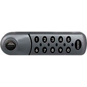 LockeyUSA Electronic Keypad Cabinet & Locker Lock EC780SR - Horizontal Right Keypad - Silver