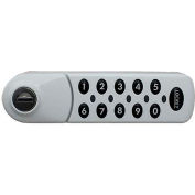 LockeyUSA Electronic Keypad Cabinet & Locker Lock EC780WR - Horizontal Right Keypad - White