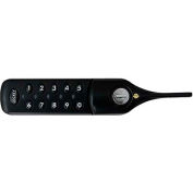 LockeyUSA ADA Compliant Electronic Keypad Cabinet & Locker Lock EC782BL - Horiz. Left Keypad - Black