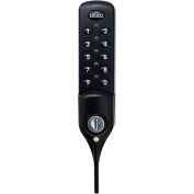 LockeyUSA ADA Compliant Electronic Keypad Cabinet & Locker Lock EC782BV - Vertical, SLAM Latch Black