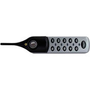 LockeyUSA ADA Compliant Electronic Keypad Cabinet & Locker Lock EC782SR - Horiz. Right Keypad Silver