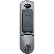 LockeyUSA RFID Electronic Keypad Cabinet & Locker Lock EC783S - Vertical Keypad - Silver
