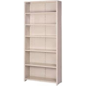 Lyon Steel Shelving 20 Gauge 48"W x 24"D x 84"H Closed Style 7 Shelves Py Starter