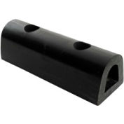 Global Industrial™ Extruded Rubber Fender Bumper, 24"L x 4-1/4"W x 4"H