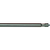 Milwaukee Dustless Steel Sectional Handle, 60"L x 1"D with 3/8" Stud - Pkg Qty 12