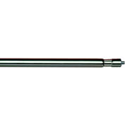 Milwaukee Dustless Steel Sectional Handle, 60"L x 1"D with 3/8" Stud - Pkg Qty 12