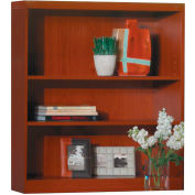 Safco® Aberdeen Series 3 Shelf Quarter Round with 1 Fixed Shelf Cherry