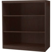 Safco® Aberdeen Series 3 Shelf Quarter Round with 1 Fixed Shelf Mocha