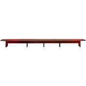 Safco® 30' Conference Table - Boat Shaped - Sierra Cherry - Corsica Series