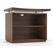 Safco® Sterling Series 36" Freestanding 2-Shelf Bookcase Textured Brown Sugar