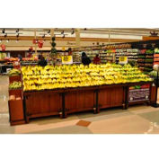 Modular Banana Table, 36"L x 42"W x 48-1/2"H, Hardwood, Select Cherry