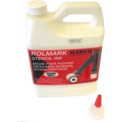 Marsh® Rolmark Stencil Ink, 1 Qt., White