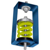 Spring Vibration Isolation Hanger - 2-1/2"L x 2-7/8"W x 4-1/4"H Yellow