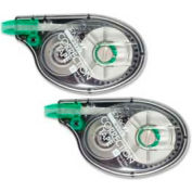 Tombow® Mono Correction Tape, Single-Line, Non-Refillable, 1/6 in x 394 in, White Tape, 2/Pack