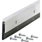 M-D Commercial Grade Door Sweep W/EPDM Rubber Insert, 69604, Silver, 48"