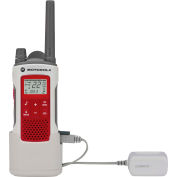 Motorola Talkabout® T480 Emergency Preparedness Two-Way Radio, White/Red