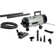 MetroVac Twin Fan Motor, 2 Speed, Mini Canister Vacuum with HEPA Filter - OV4SNBF