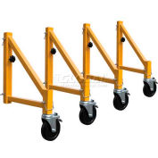 Metaltech Outriggers w/ Casters for Steel Maxi Scaffold - 4 Pack - I-CIS04
