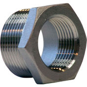 3/4" X 1/2" 304 Stainless Steel Bushing - MNPT X FNPT - Class 150 - 300 PSI - Import
