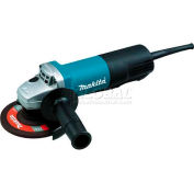 Makita® 9558PB 5" Angle Grinder 7.5 Amp 10,000 RPM 5/8"-11 Paddle Switch AC/DC Lock-Off/On