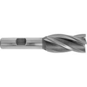 32mm Dia., 32mm Shank, 53mm LOC, 133mm OAL, 6 Flute Cobalt Single End Mill, TiCN