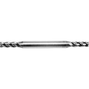 1/8" Dia., 3/16" Shank, 3/16" LOC, 2" OAL, 4 Flute Cobalt Double End Mill, Uncoated
