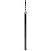 1/8" Dia., 1/8" Shank, 1.500" LOC, 3" OAL, 3 Flute Carbide Ball Single End Mill, ALTIN