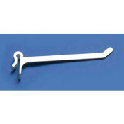 Marv-O-Lus 4" Plastic Hooks For Rack #50, 55 & 57, Step Design, Plastic, White, PH-4
