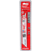 Milwaukee® 48-00-5184 6" 18 TPI SAWZALL® Blade (5 Pack)