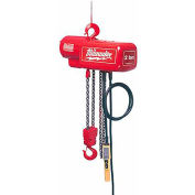 Milwaukee® 2 Ton Electric Chain Hoist - 20' Lift 115/230V, 1-Phase
