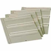 MMF STEELMASTER® Key Tag Panel 201KCP60PL - For Modular Key Cabinet, Platinum