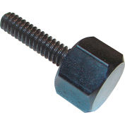 Hex Head Thumb Screw - #10-24 - 1/2" Thread - 3/8" Hex Head - 1/4" Head H - Steel - Pkg of 5