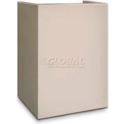 Mesa Safe Pedestal Hotel & Residential Security MP101 - 15"W x 10"D x 18"H, White